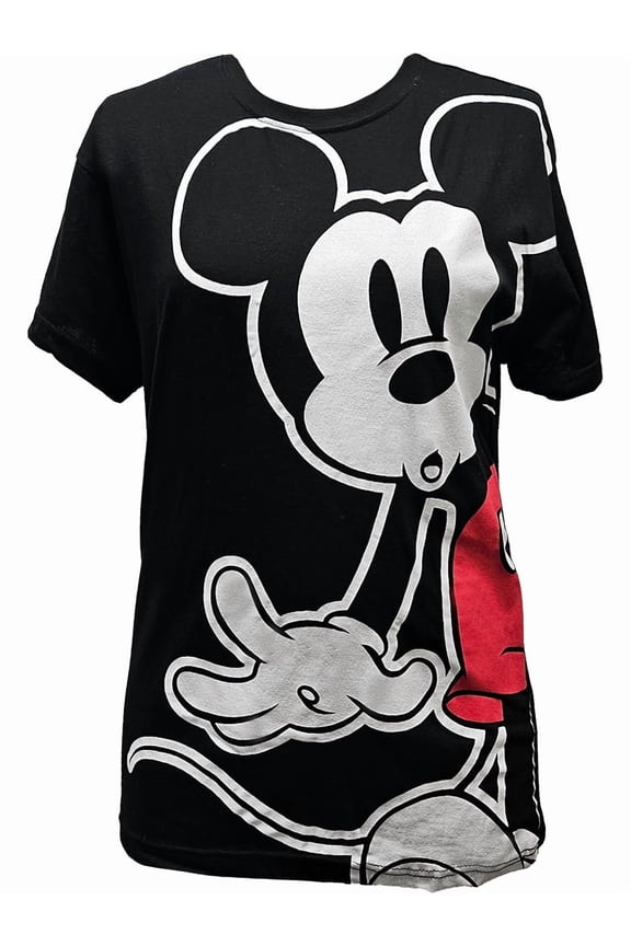 Mickey Oh My Junior Oversized Fashion Tee Shirt, S-2XL (Women's)