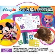 Disney Junior Water Surprise Doodle Mat for Toddlers & Preschoolers   Mess-Free Creative Art Play with Imagine Ink Pens, Stamps, and Stencils, Ages 3+