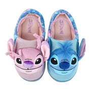 Lilo and Stitch Toddler Girls' 3D Character Slippers with Back Strap