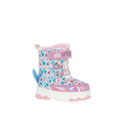 Disney Stitch Toddler Girls Winter Snow Boots