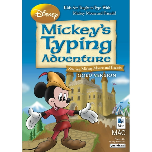 DISNEY MICKEY S TYPING AD GOLD MAC (Digital Download)