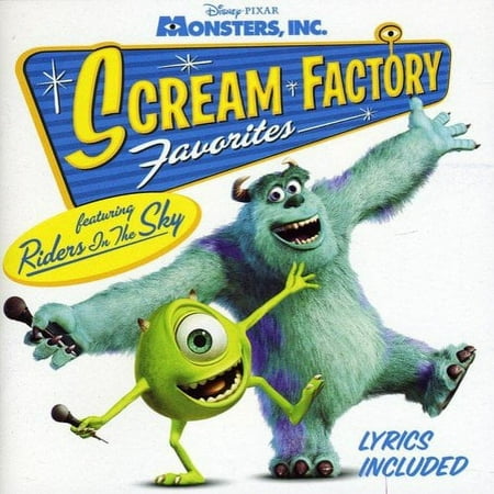 DISNEY MONSTERS INC DISCO MUSICAL SCREAM FACTORY FAVORITES LYRICS INCLUDED