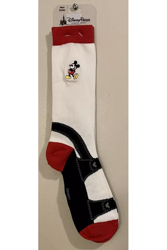 PARKS MICKEY MOUSE MENS ADULT SOCKS