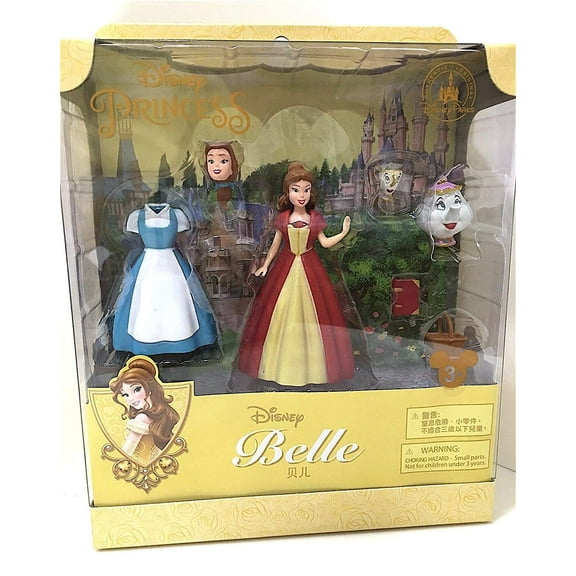 DISNEY Parks FIGURE FASHION Set BELLE Cake TOPPER Play SET
