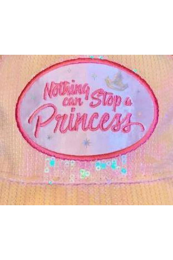 Sequin Baseball Cap, Pink