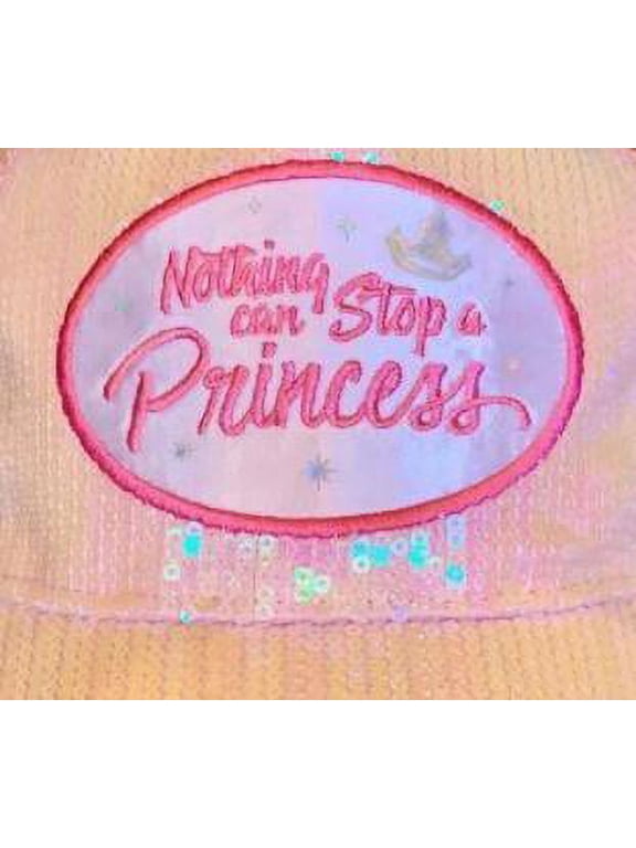 Sequin Baseball Cap, Pink