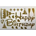 thumbnail image 1 of DISNEY STYLE BIRTHDAY Script Sticker - Gold, 1 of 1