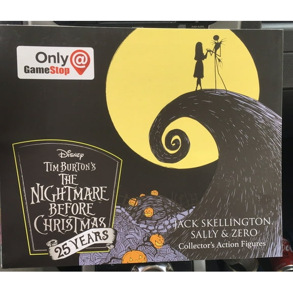DISNEY THE NIGHTMARE BEFORE CHRISTMAS 25 YEARS COLLECTOR'S FIGURES GAMESTOP