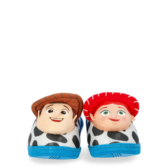 Disney Toy Story Toddler Girls 3D Character Slippers with Back Strap