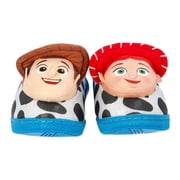 Disney Toy Story Toddler Girls 3D Character Slippers with Back Strap