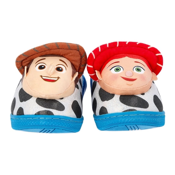 Disney Toy Story Toddler Girls 3D Character Slippers with Back Strap