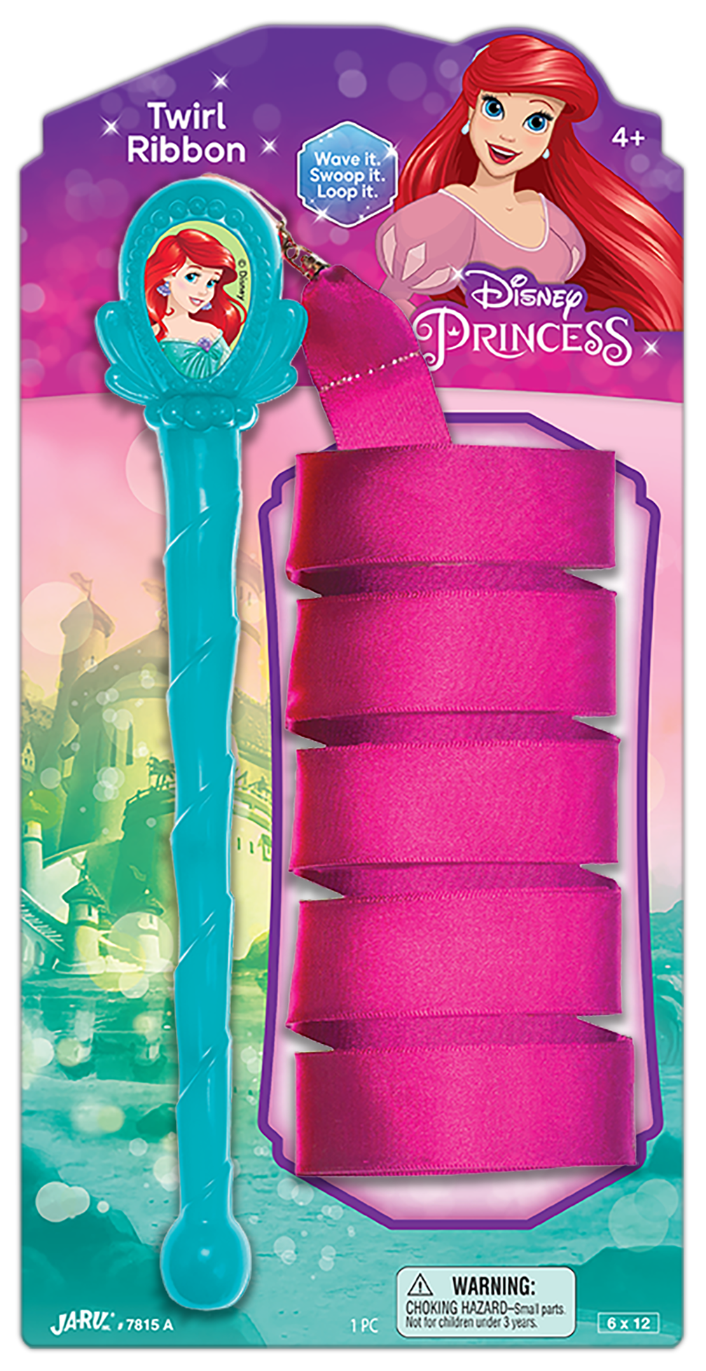 DISNEY TWIRL RIBBON - 3 Princess Styles, Each sold separately, colors vary