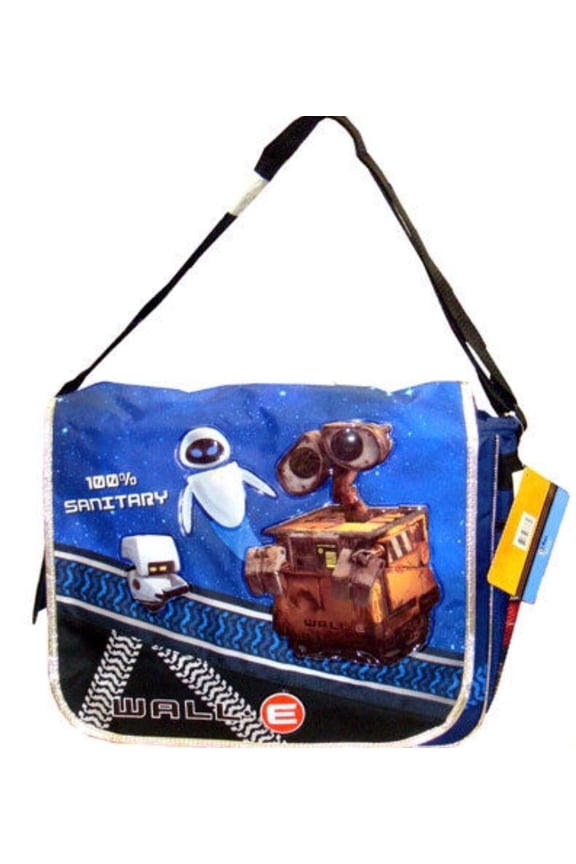 DISNEY WALL E MESSENGER BACKPACK 14" X 14"