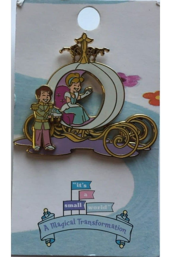 WDW IT'S A SMALL WORLD MAGICAL TRANSFORMATION CINDERELLA & PRINCE PIN LE