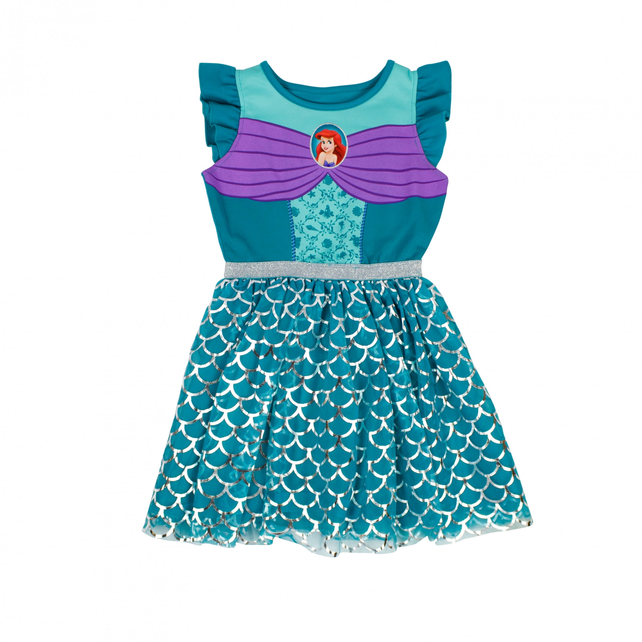 Disney Youth Cosplay Ariel Dress - Walmart.com