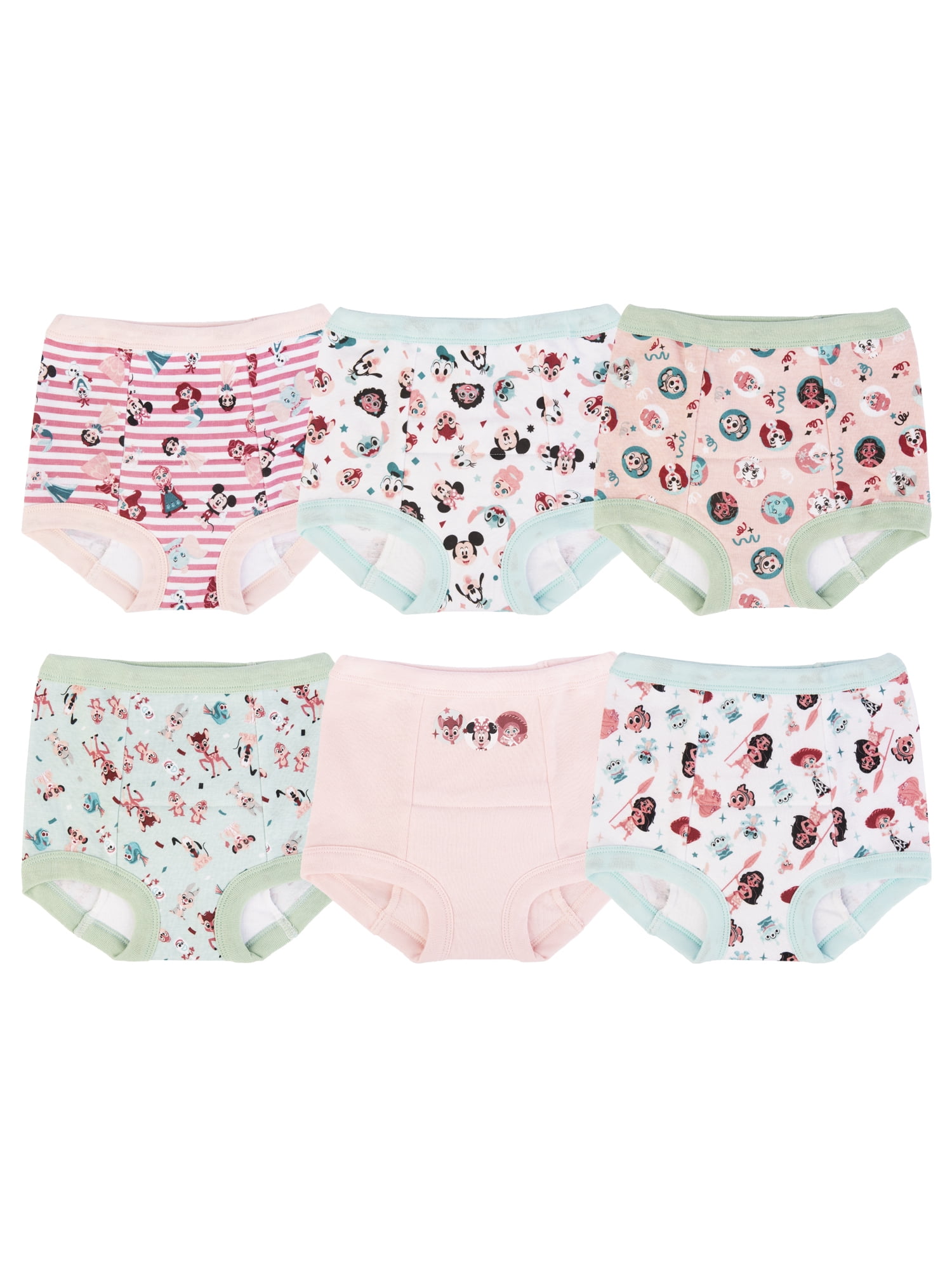 Disney® Junior Youth Girl's 6pk Minnie Mouse® Cotton Briefs - Size