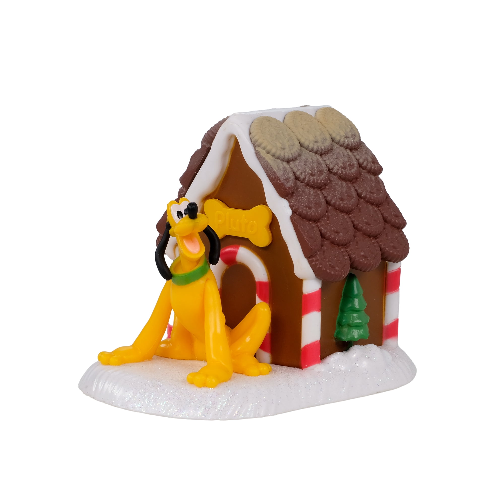 Disney Pluto Gingerbread Doghouse Village Piece