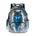 thumbnail image 1 of DISNIMO 17 Inch Kids School Backpack for Boys Lightning Wolf Print Lightweight Bookbag with Laptop Compartment, Side Pockets for Primary Middle Students, Daily Travel Use, 1 of 7