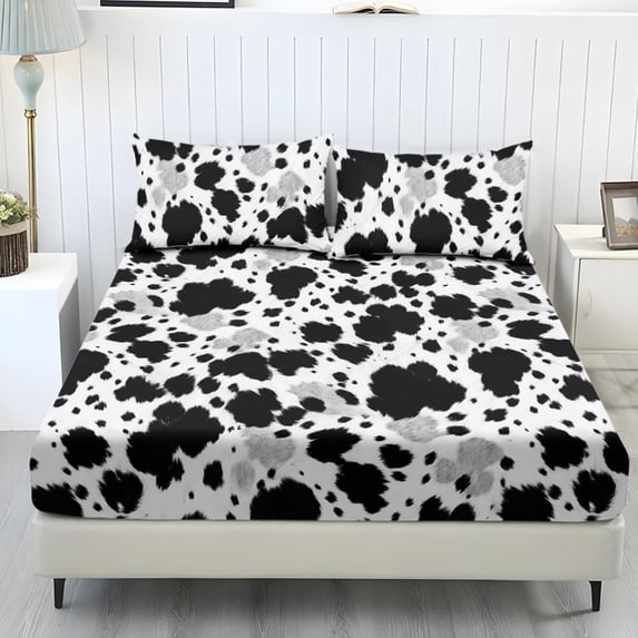 DISNIMO 3 Piece Twin XL Size Bedding Set 1 Fitted Sheet & 2 Pillowcases ...