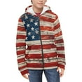 thumbnail image 1 of DISNIMO American Flag Hoodie Kids Zip Hoodies for Boys 11-13 Full Zip Hoodie Kids Sweatshirts Zip Up Hoodie Sweatshirt for Teens Hooded Jacket Childrens Hoodie Jackets 4Th of July Hoodies Girls, 1 of 7