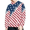 thumbnail image 1 of DISNIMO American Flag Hoodies for Boys 6-7 Fourth of July Hoodies Soft Boy Hooded Sweatshirts with Pockets for Girls Long Sleeve Hoodie Boy Fall Clothes Hoodies Kids Sport Wear Hoodies, 1 of 7