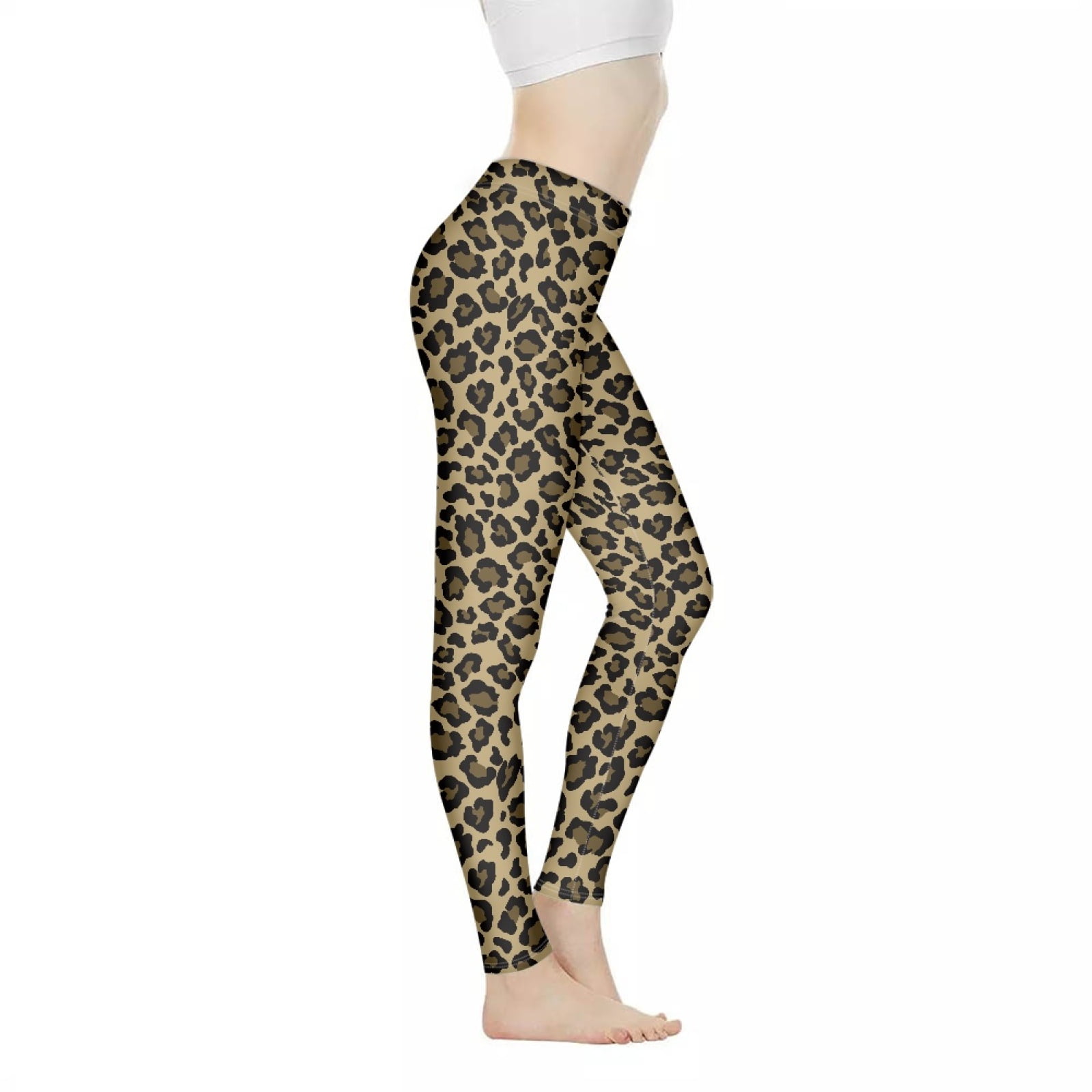 Axolotl White Pattern Print Women Leggings