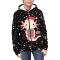 thumbnail image 1 of DISNIMO Axolotl Hoodie Boys Christmas Hoodie Sweatshirt Kids Snowflake Hoodies for Boys 8-10 Designer Sweatshirts for Boys and Girls Hoodies Zip Up Kids Boy Zipper Hoodie Jacket Girls Fall Clothes, 1 of 7