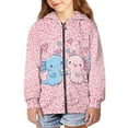 thumbnail image 1 of DISNIMO Axolotl Hoodie Girls Leopard Print Zip Up Hoodie Kids 6-7 Heart Hoodies Graphic Boys Zipper Jacket Sweatshirt Hoodie Girls Hooded Sweatshirt with Zipper Jackets for Boys Pink, 1 of 7