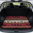 thumbnail image 1 of DISNIMO Bear Aztec Tribal Printed Universal Car Trunk Mat 29" x 39" All Weather Trunk Protection Stylish Rear Cargo Floor Mat Heavy Duty Pet Cargo Liner, 1 of 7