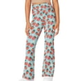 thumbnail image 1 of DISNIMO Blue Strawberry Flare Leggings for Girls 11-12 Long Yoga Pants for Girls Kids Bell Bottoms Pants for Kids Flare Pants Girls Dance Athletic Pants Kids Yoga Pants Flare with Pockets, 1 of 7
