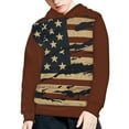thumbnail image 1 of DISNIMO Boys American Flag Hoodie Size 6-7 Pullover Kids Independence Day Hoodies for Boys and Girls Matching Hoodies Sweatshirt for Girls Aesthetic Hoodie Sweatshirts for Children Fall Clothing, 1 of 7
