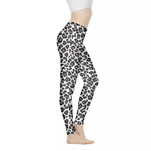 DISNIMO Butterfly Floral Printed High Waisted Leggings for Women, High Waist Yoga Pants Leggings Stretch Workout Yoga Pants for Sports, Purple, XL