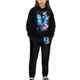 thumbnail image 1 of DISNIMO Butterfly Flower Hoodie and Pants Set for Girls Pullover Hoodies Size 4-5 Girls Hoodies Set for Boys Hoodie with Pockets for Girls Crew Neck Hoodie Fall Hoodie Sweatshirt for Girls Loose, 1 of 7