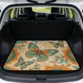 thumbnail image 1 of DISNIMO Butterfly Mandala Flower Print Car Trunk Mat 29" x 39" All Weather Cargo Liner Floor Mat with Non-Slip Backing Machine Washable Pet Cargo Mat Suitable for Most Car Models, 1 of 7