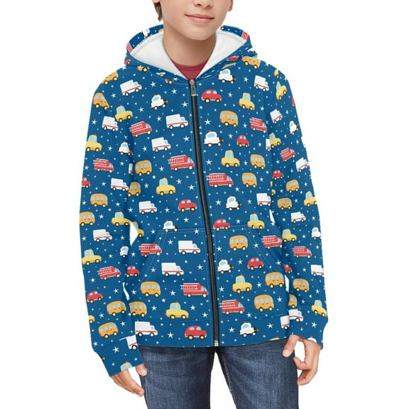 DISNIMO Car Zip Up Hoodie Boys Star Hoodies for Boys Zippered Hoodie Sweatshirt for Teens Trendy Jackets Children'S Hoodie Sweatshirts 11-13 Zipper Sports Hoodie Girls Zip Jacket Full Zip Cloth