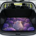 thumbnail image 1 of DISNIMO Cat Flower Print Car Cargo Mat Heavy Duty Rear Trunk Liner Washable Dog Cargo Protector Suitable for Most Car Models, Easy to Clean, 1 of 7
