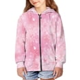 thumbnail image 1 of DISNIMO Cherry Blossom Hoodie Girls Pink Hoodies Kids Flower Hoodie Kids Hoodie Coat Boys Zip Up Hoodies Size 8-10 Girl Sweatshirt Girls Hooded Sweatshirts Juniors Jackets Casual Jacket, 1 of 7