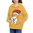 thumbnail image 1 of DISNIMO Christmas Corgi Hoodies for Girls 6-7 Cute Hoodie Pullover for Kids Boys Sweatshirt with Hoodie Long Sleeve Hooded Sweatshirts with Pockets Children Streetwear Hoodie Graphic Clothes, 1 of 7