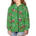 thumbnail image 1 of DISNIMO Christmas Dachshund Hoodie for Kids Snowflake Hoodies Jackets for Teen Girls Graphic Zip Up Hoodie Sweatshirt Boys Zipper Sweatshirts Size 14-16 Youth Clothing Unisex Fall Clothes Kid, 1 of 7
