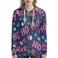 thumbnail image 1 of DISNIMO Christmas Hoodies for Women Floral Printed Hooded Sweatshirts Zip Up Jacket Coat Long Sleeve Hoodies with Pockets, XS, 1 of 5