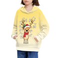thumbnail image 1 of DISNIMO Christmas Reindeer Hoodie Boy and Girl Clothes Hoodies Kids Preppy Hoodies for Teen Girls Graphic Hoodies Size 11-13 Pullover Sweatshirt Kids Hoodie Sweatshirts with Pockets Unisex Child, 1 of 7
