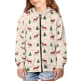 thumbnail image 1 of DISNIMO Christmas Reindeer Hoodie Boy Snowflake Hoodies Zipper for Teen Girls Zip Hoodies Size 14-16 Kids Streetwear Hoodie Boys Zip Up Sweatshirt Jacket Children Hooded Jackets Youth Clothing Fall, 1 of 7