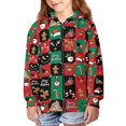 thumbnail image 1 of DISNIMO Christmas Snowman Hoodie Girls Plaid Zip Up Hoodie Kids Zipper Hoodies for Boys 6-7 Hoodie Sweatshirts for Little Girls Hooded Sweatshirt Zip Hooded Jacket Childrens Hooded Jackets Designs, 1 of 7