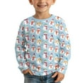 thumbnail image 1 of DISNIMO Christmas Snowman Tee Shirt Boys 11-12 Shirts Boys Long Sleeve Fall Shirt Kids Girls Crew Neck Tshirt for Boys Soft Tshirts Kids Basic Long Sleeve Shirt for Boys Tops Unisex Clothes, 1 of 7