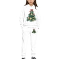 thumbnail image 1 of DISNIMO Christmas Tree Hoodie for Girls 2 Piece Hoodie Outfits for Kids Clothes for Girls 8-9 Hoodies with Pockets Kids Hoodie And Joggers for Girls Drop Shoulder Sweatshirt Graphic Pullover, 1 of 7