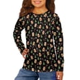 thumbnail image 1 of DISNIMO Christmas Tree t-shirt for kids 15-16 girls shirts fall long sleeve t shirts for girls crew shirts long sleeve girls tops soft t-shirt for boys warm long sleeve shirts for girls, 1 of 7