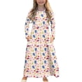 thumbnail image 1 of DISNIMO Colorful Axolotl Kids Dress Long Sleeve Dresses for Girls 11-12 Dress for Kids Dresses with Pockets Kids Long Frocks for Kids Full Sleeve Swing Dress Midi Girls Long Sleeve, 1 of 1
