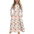 thumbnail image 1 of DISNIMO Colorful Axolotl Kids Dress Long Sleeve Dresses for Girls 5-6 Dress for Kids Dresses with Pockets Kids Long Frocks for Kids Full Sleeve Swing Dress Midi Girls Long Sleeve, 1 of 7