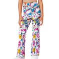thumbnail image 1 of DISNIMO Colorful Cat Leggings Flare Girls Bell Bottoms Size 5/6 Girls Flare Leggings Long with Pockets for Kids Yoga Pants for Girls Works Flare Pants for Girls Elastic Waist, 1 of 7