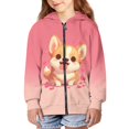thumbnail image 1 of DISNIMO Corgi Hoodie Kids Heart Hoodies for Girls 14-16 Cute Hoodie Sweatshirts Kids Sweatshirt Hoodies Jacket for Boys Hooded Jackets Girl Zipper Hoodie Youth Hoodie Zip Up Hoodie Teen Girl Clothes, 1 of 7